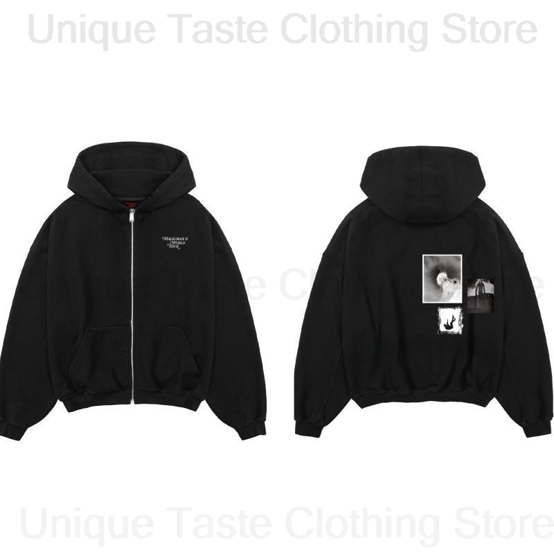 Women'S Fashion Zip Hoodie - Jackson Wang MAGICMAN 2 Stesso Felpe