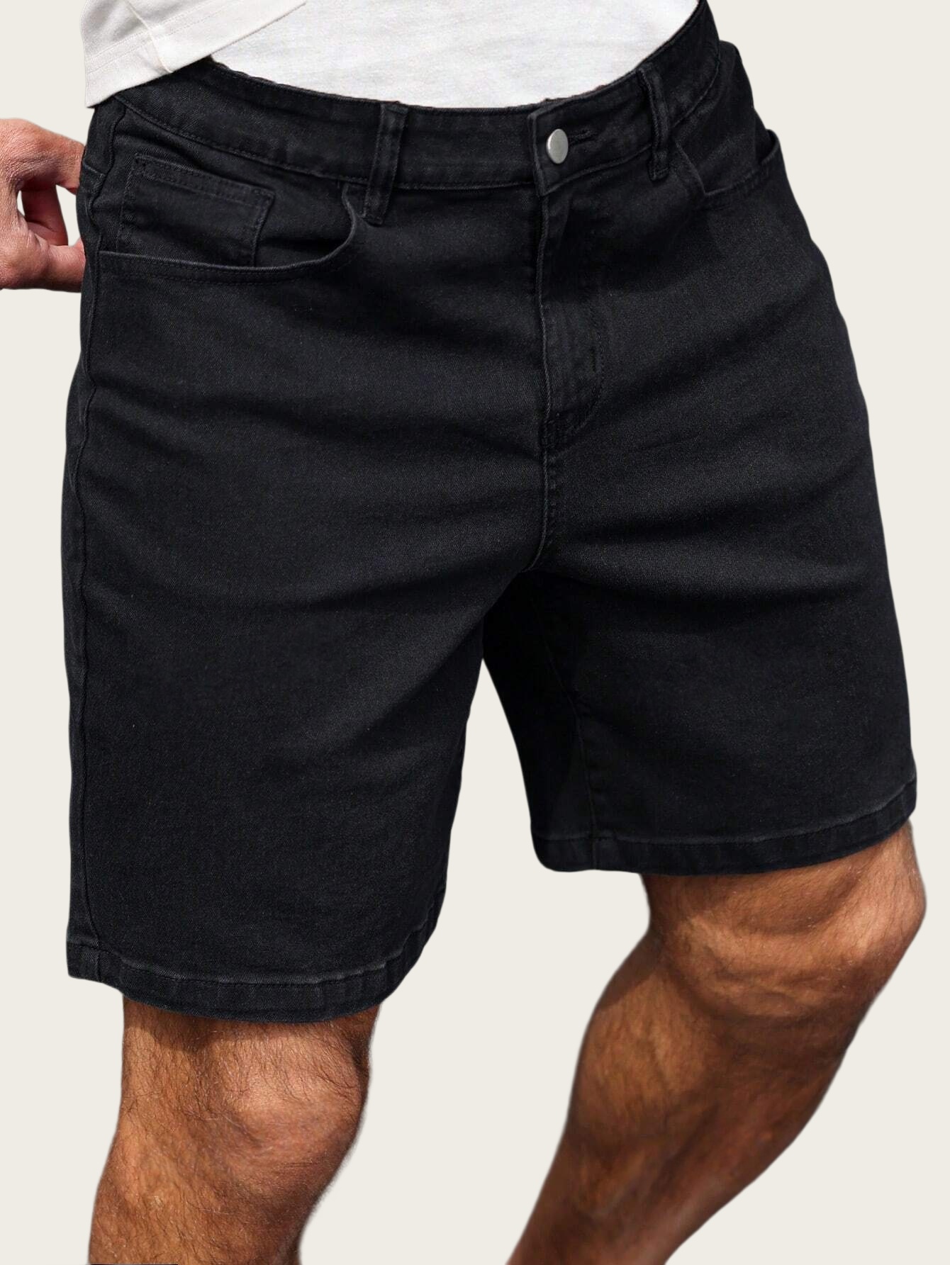 Levis Jeans 501 - Shorts in Denim Nero Puro da