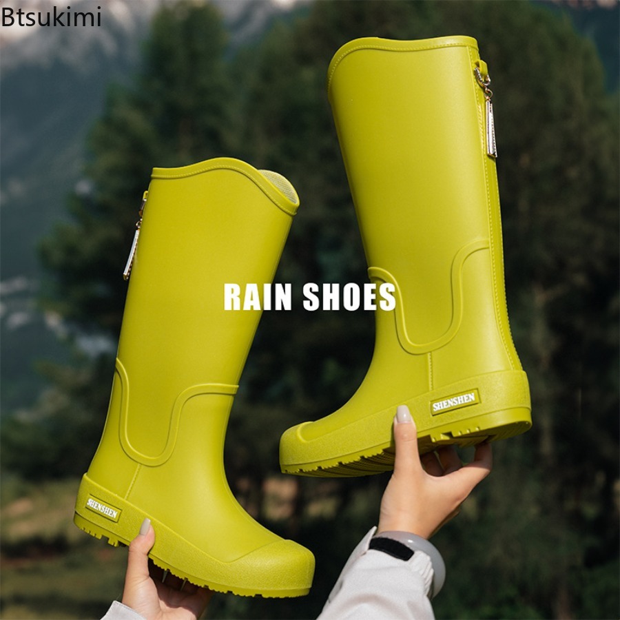 Women'S Fashion Rain Boots - Nuovi Stivali da Pioggia da Donna