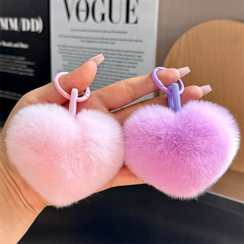 Women'S Real Y2K Fashion - Carino Portachiavi Y2k con Pompon Soffice,
