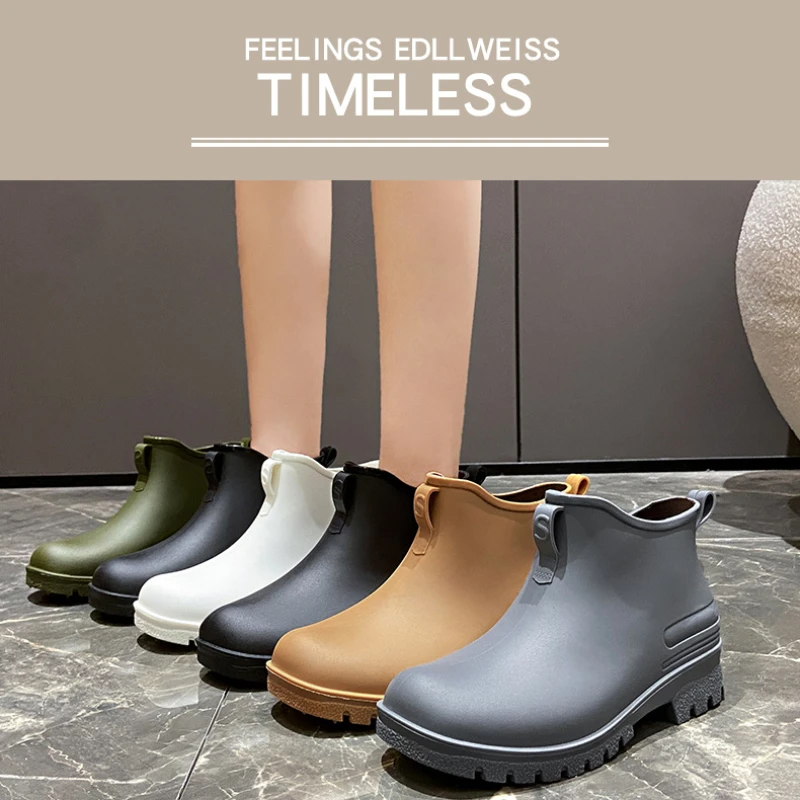 Women'S Fashion Rain Boots - Coppia moda stivali da pioggia scarpe