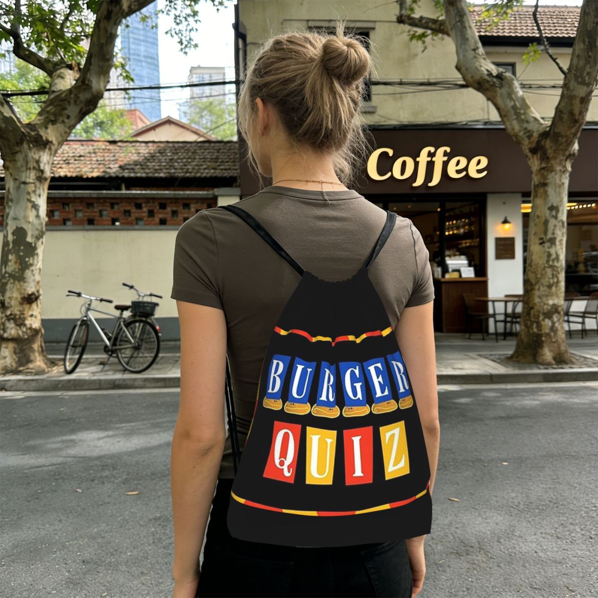 Women'S Fashion Quiz - Burger Quiz Nuovi Zaini con Logo,