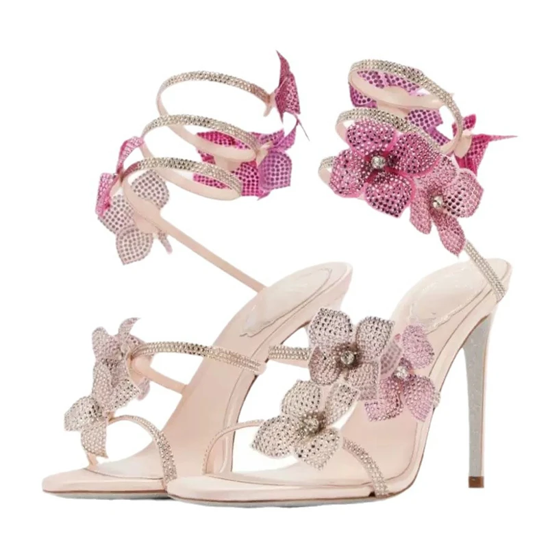 Women Fashion Ideas - Eilyken Sexy CRISTALLO Fiore Sottili Tacchi