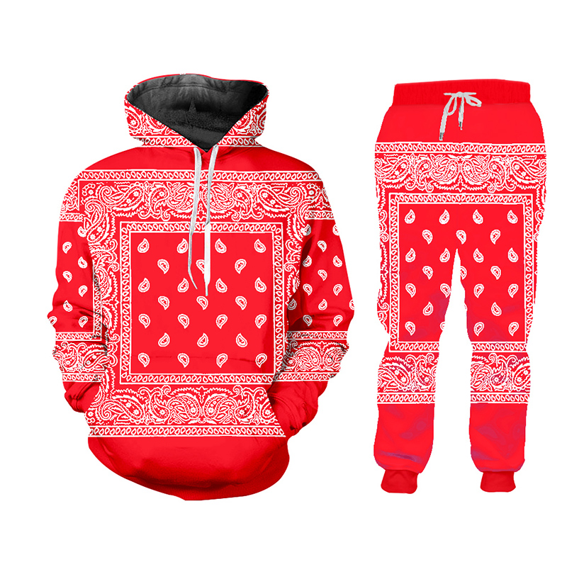 Women'S Fashion Zip Hoodie - Uomo Paisley Grafica Anacardi Floreale Donna/uomo