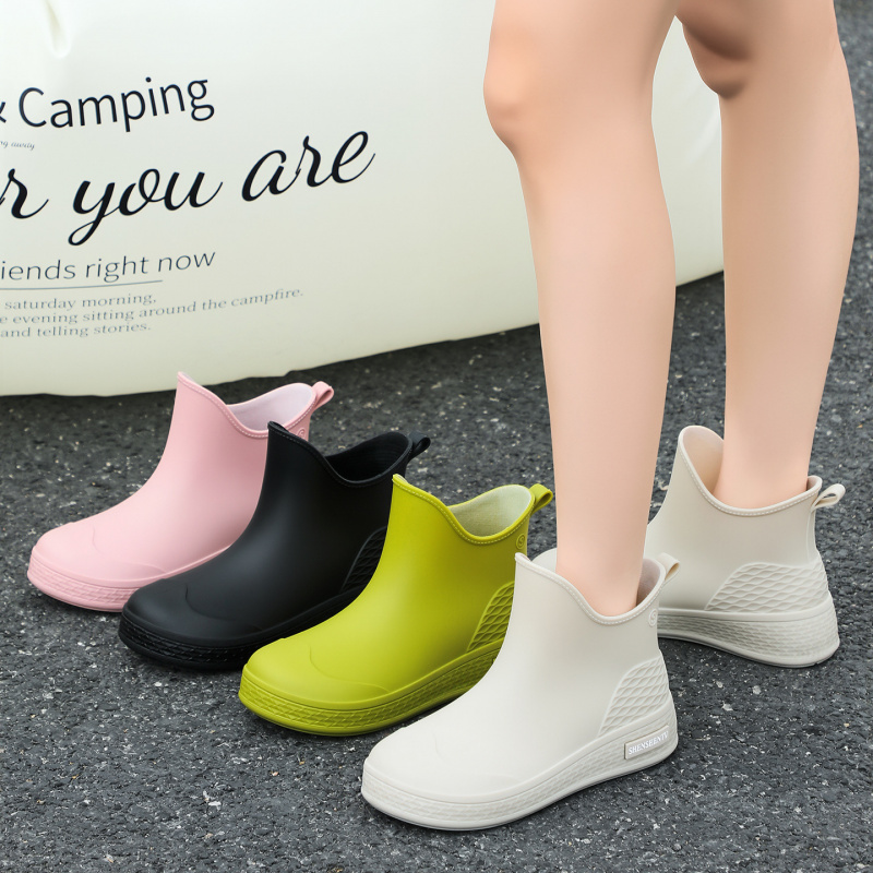 Women'S Fashion Rain Boots - Nuovi Stivali da Pioggia Impermeabili da