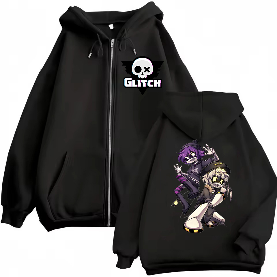 Women'S Fashion Zip Hoodie - Anime Murder Drones Felpa con cappuccio