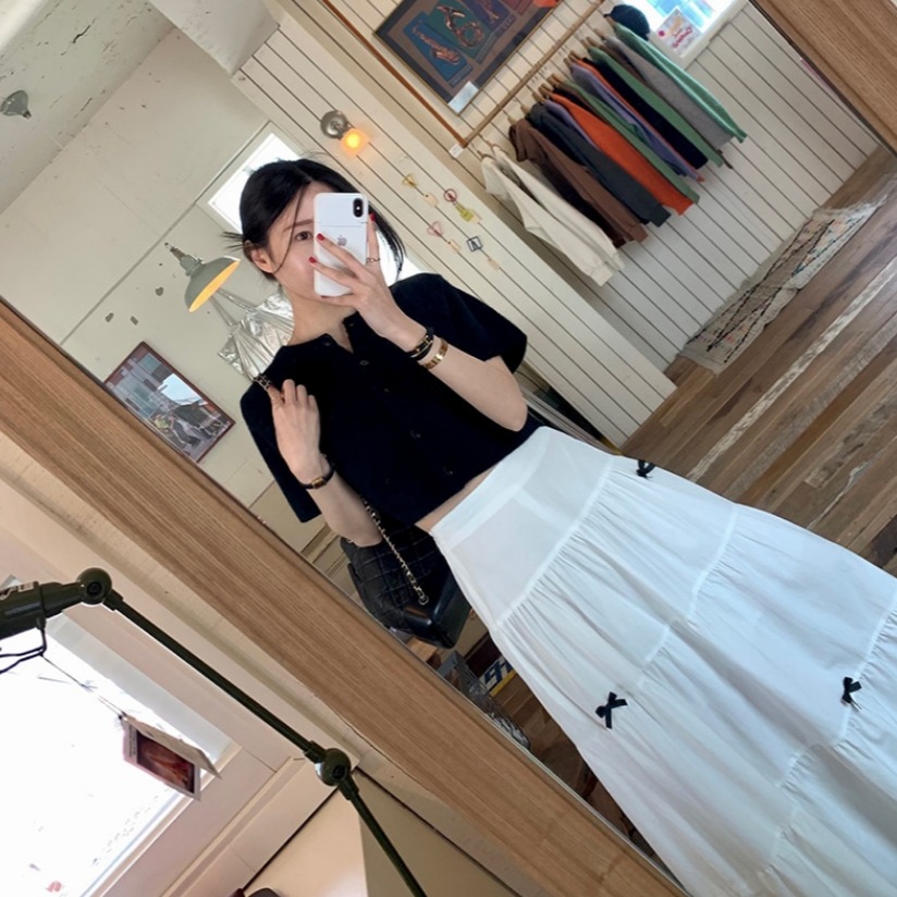 Gonna a mezza gamba in seta co - Women Fashion Online recensione e prezzo