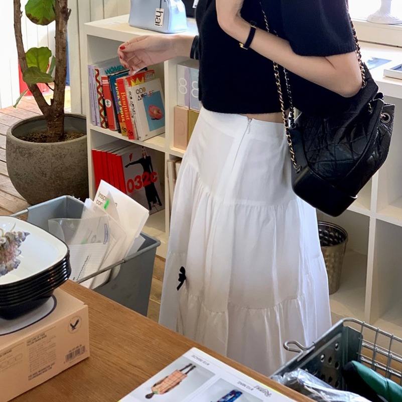 Gonna a mezza gamba in seta co - Women Fashion Online recensione e prezzo