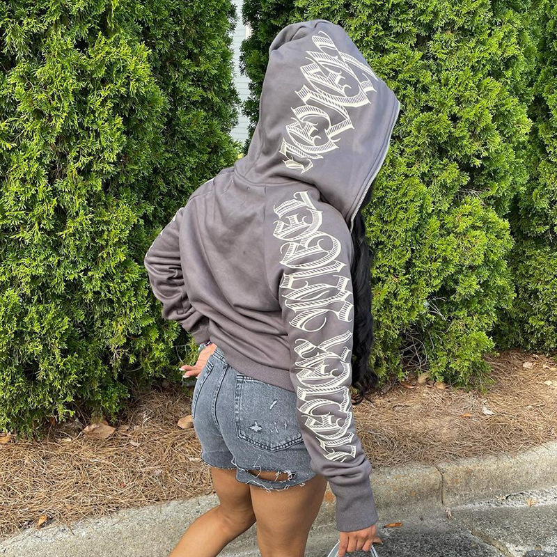 Felpa Corta con Zip da Donna Y - Women'S Fashion Zip Hoodie recensione e prezzo