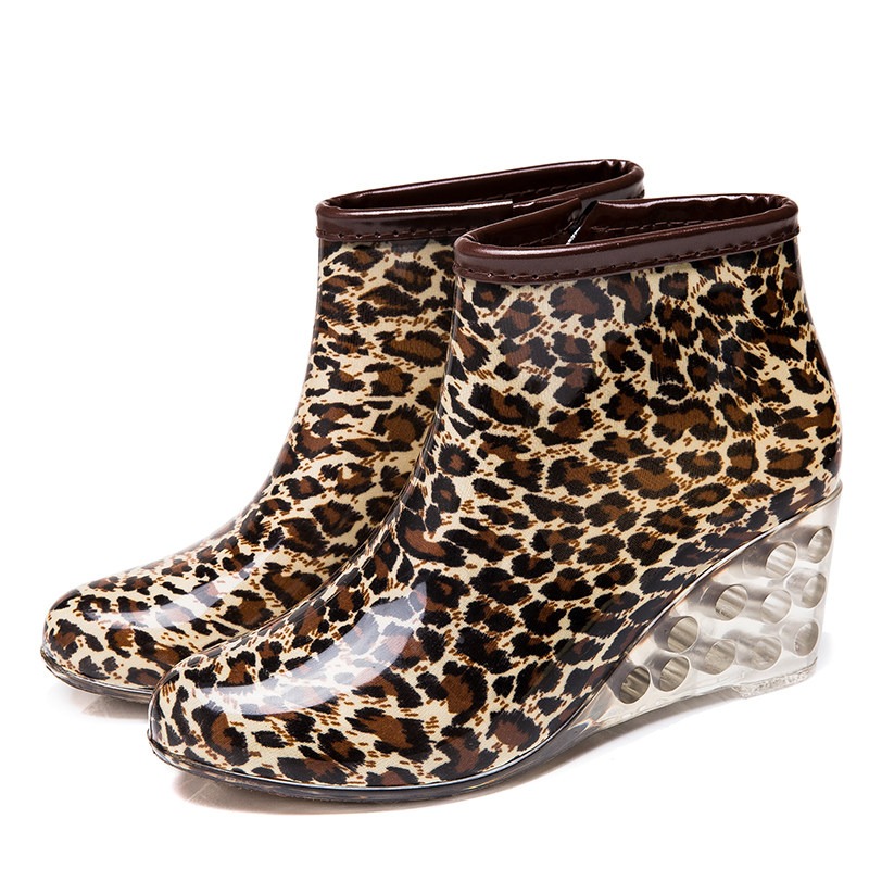 Stivali da Pioggia con Tacco A - Women'S Fashion Rain Boots recensione e prezzo