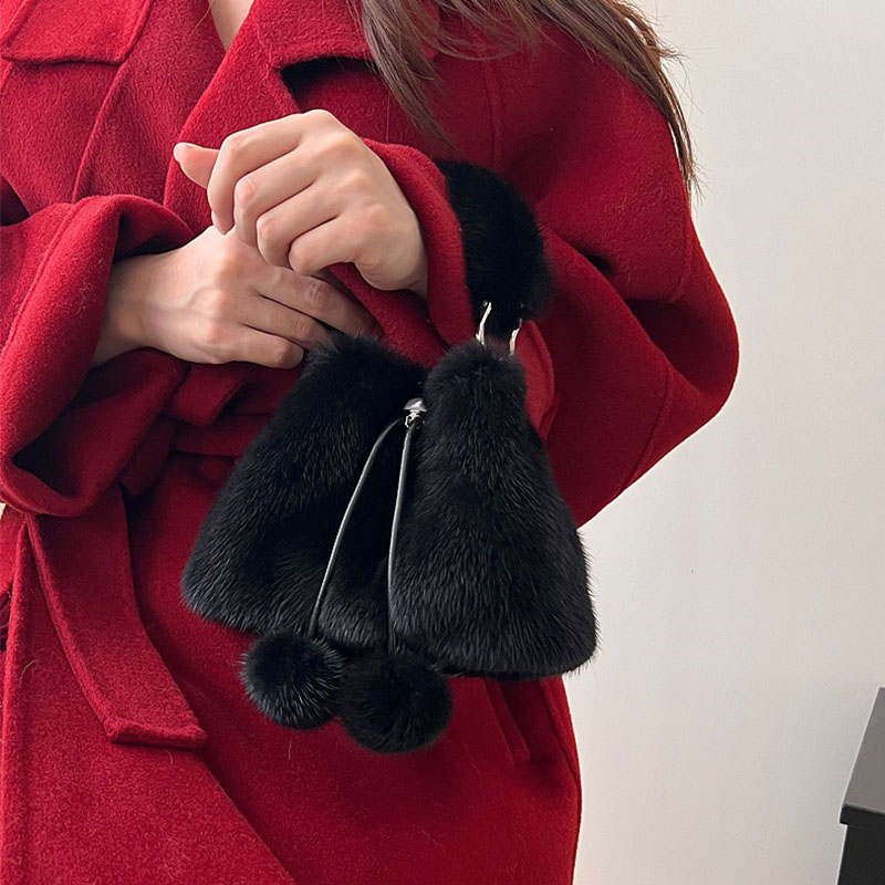 Y2K Borsa in vera pelliccia di - Women'S Real Y2K Fashion recensione e prezzo