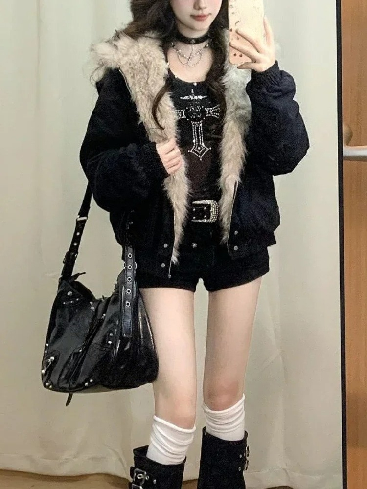 Y2k Felpa con cappuccio con zi - Women'S Fashion Zip Hoodie recensione e prezzo