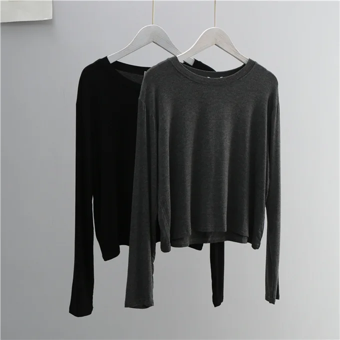 Maglietta a Maniche Lunghe in  - Women'S Fashion Tops recensione e prezzo