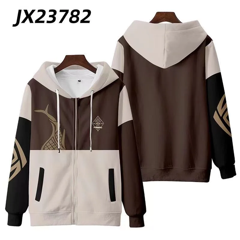 Genshin Impact Zhongli 3D Stam - Women'S Fashion Zip Hoodie recensione e prezzo