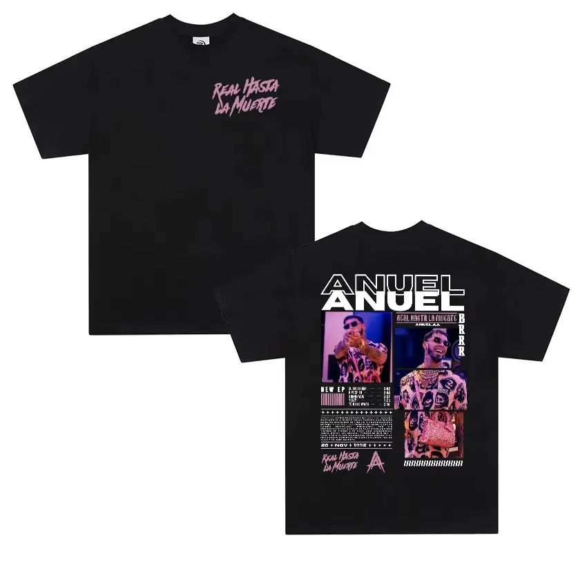 T-Shirt del Rapper ANUEL AA Re - Women'S Real Y2K Fashion recensione e prezzo
