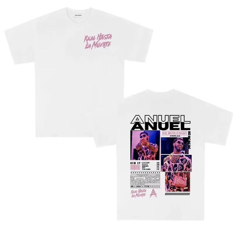 T-Shirt del Rapper ANUEL AA Re - Women'S Real Y2K Fashion recensione e prezzo