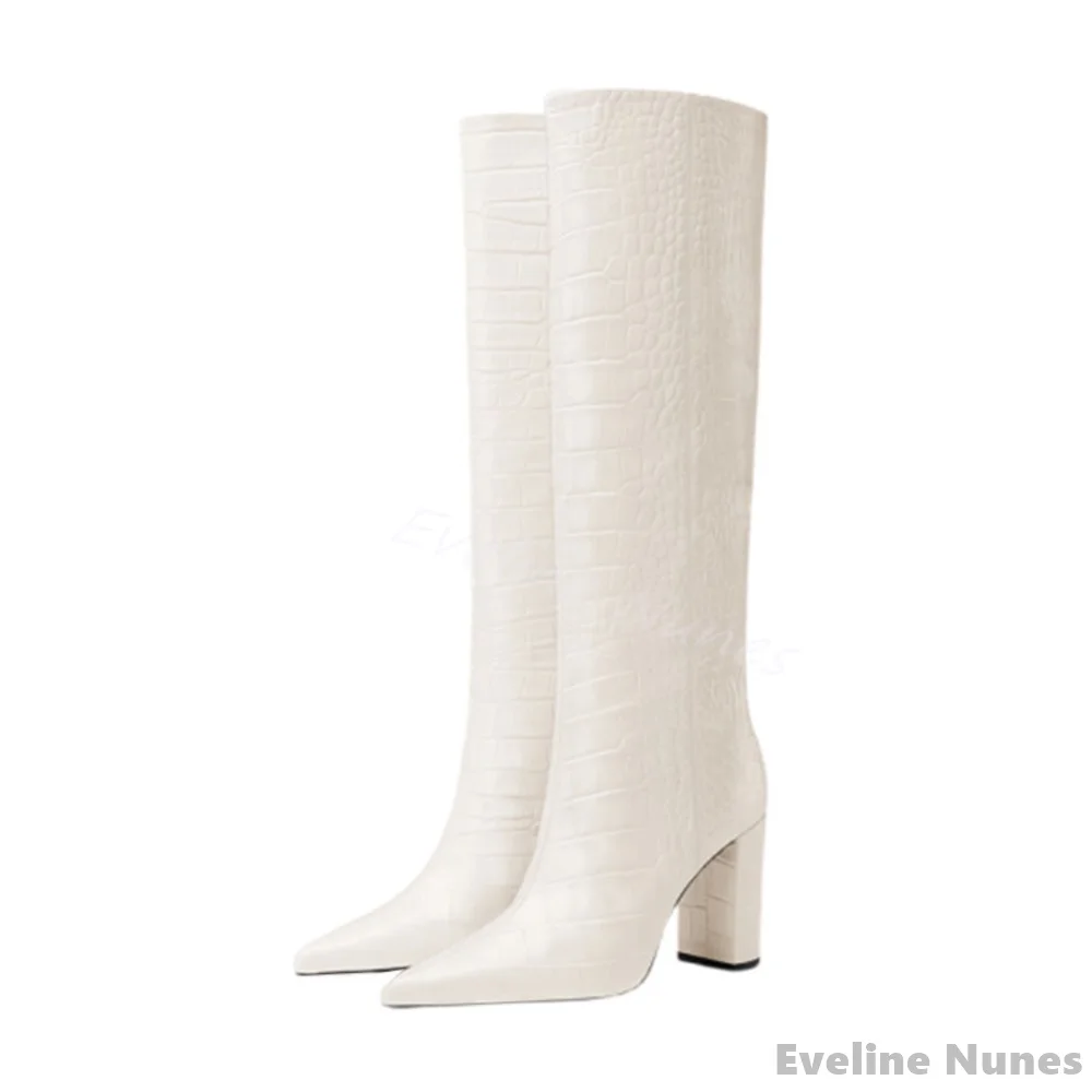 Stivali di lusso con motivo co - Women'S Fashion Leather Boots recensione e prezzo