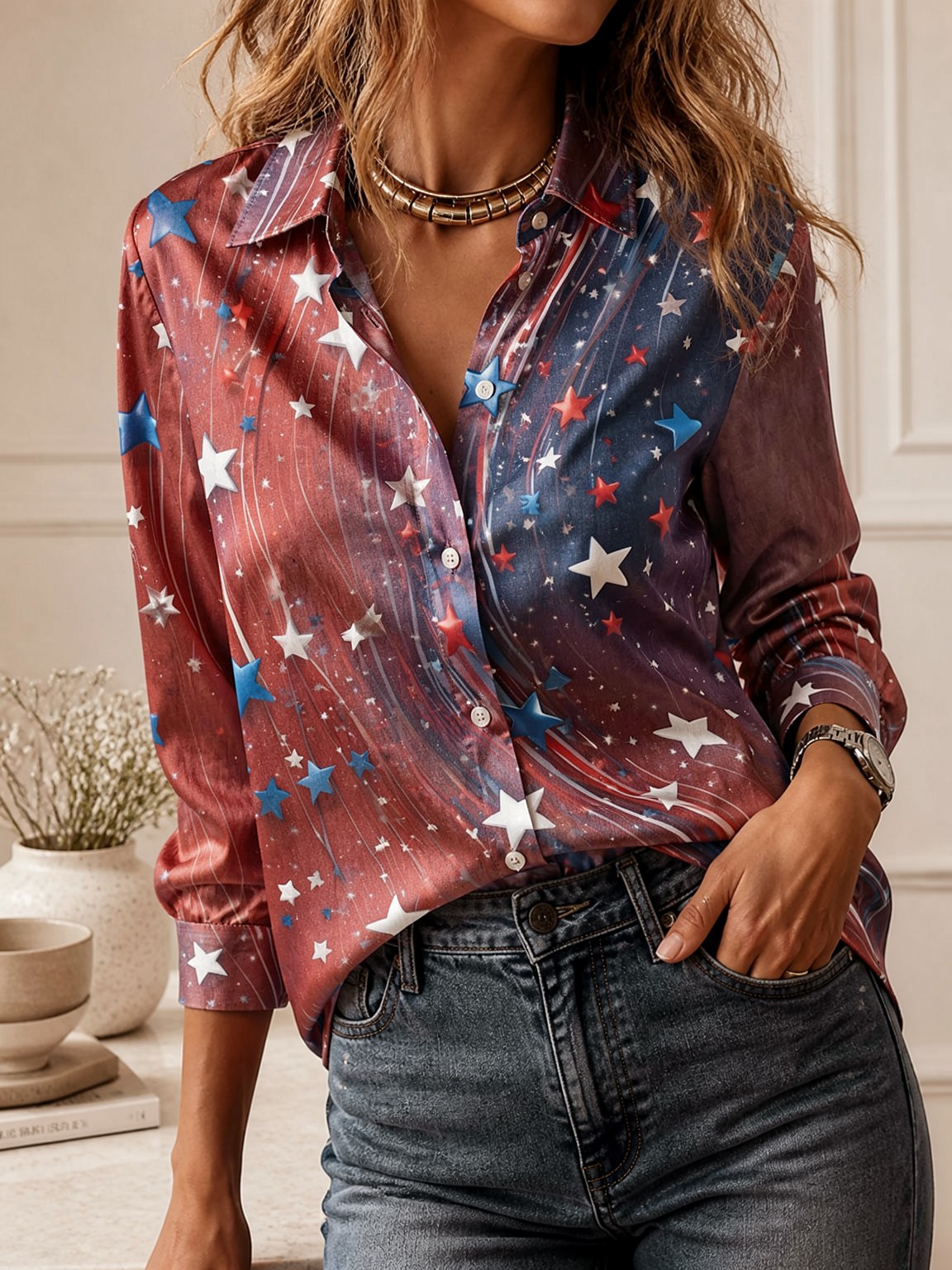 Elegante Top a Maniche Lunghe  - Women'S Fashion Tops recensione e prezzo