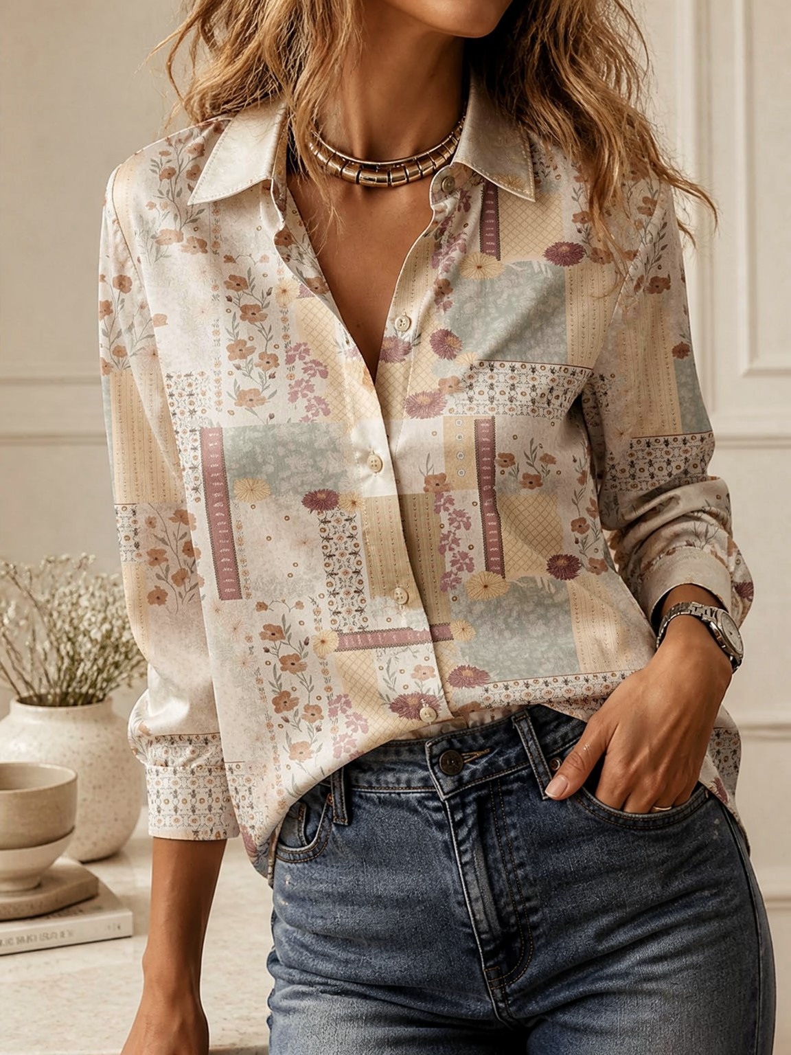Elegante Top a Maniche Lunghe  - Women'S Fashion Tops recensione e prezzo