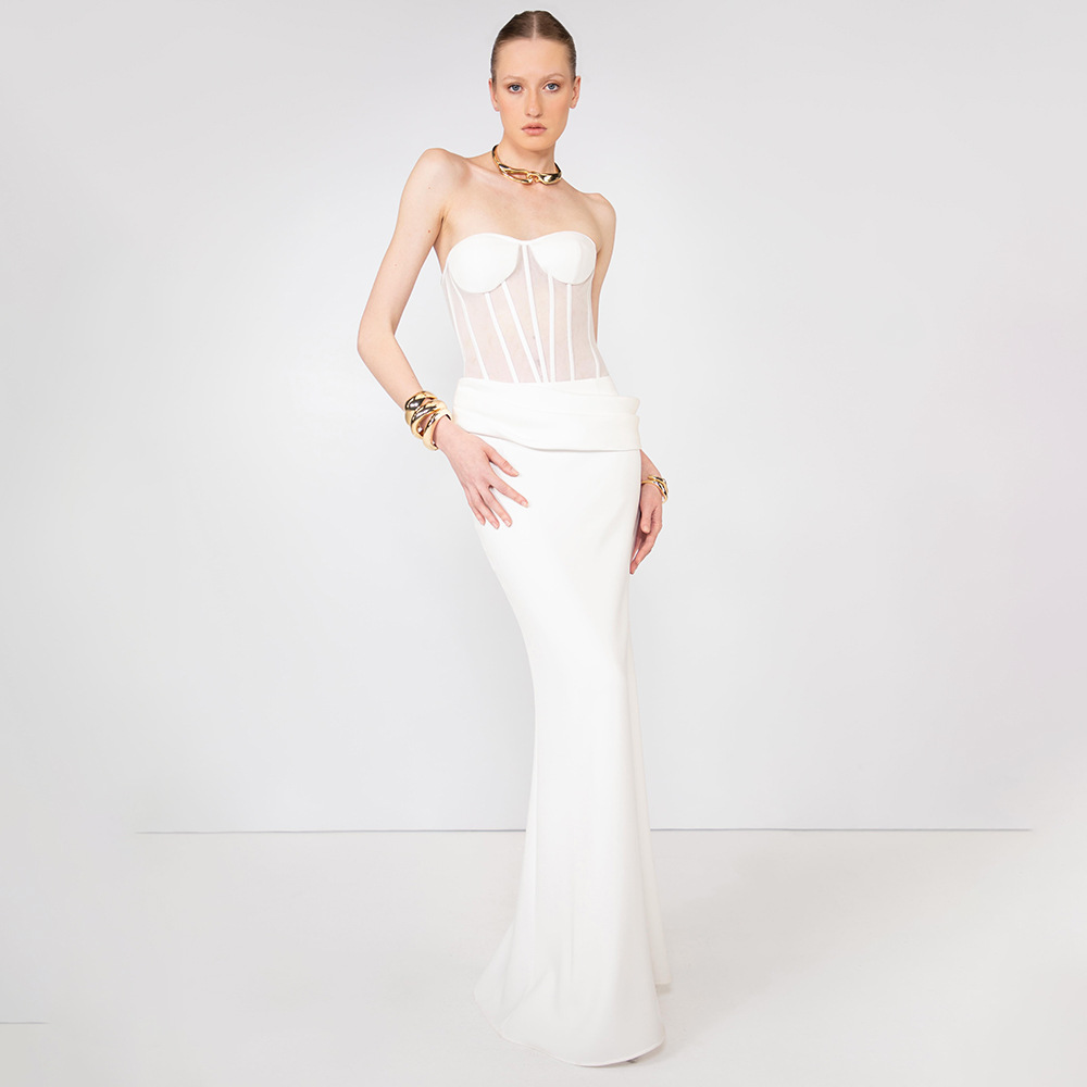 Abito da sera sexy trasparente - Women Fashion Dress Names recensione e prezzo