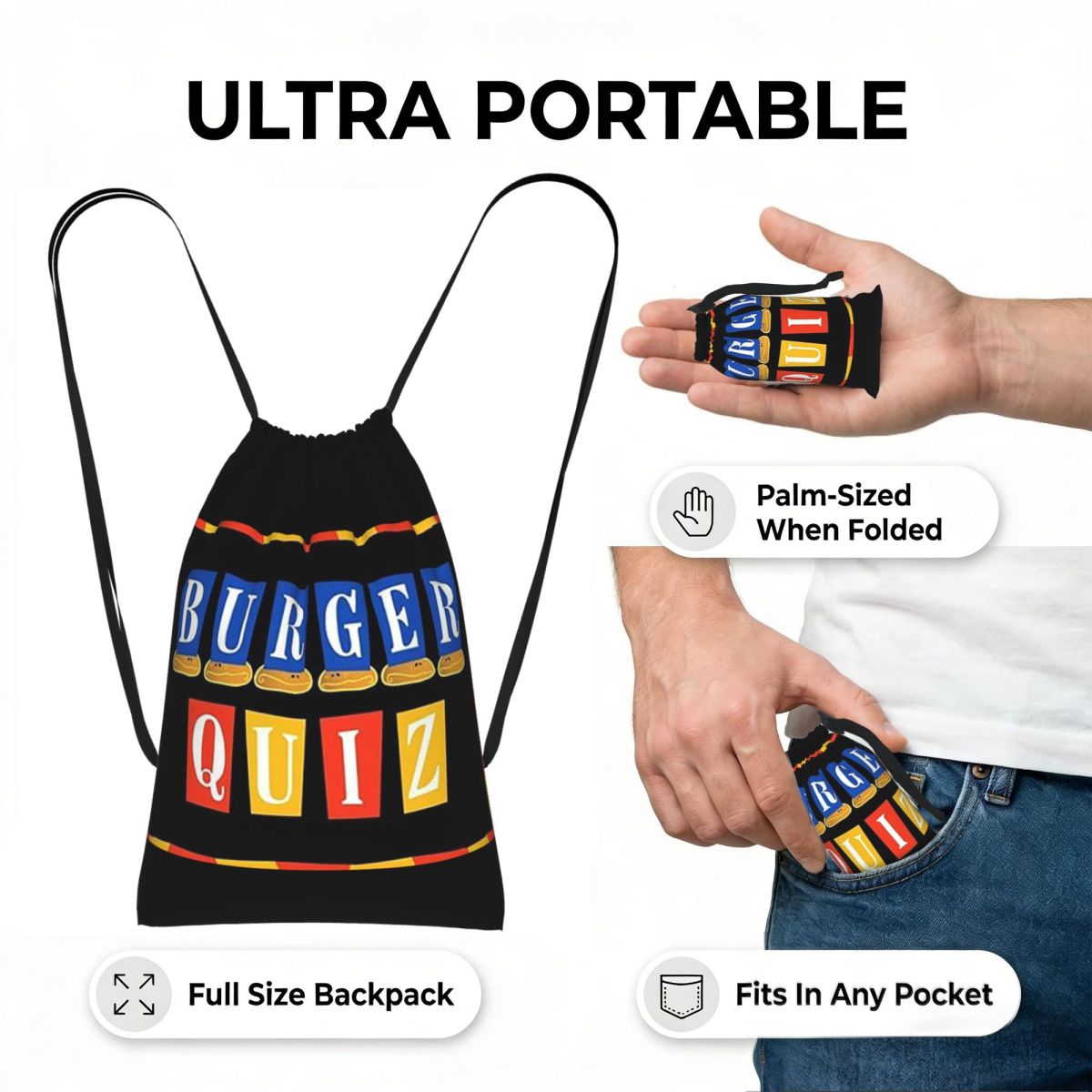 Burger Quiz Nuovi Zaini con Lo - Women'S Fashion Quiz recensione e prezzo