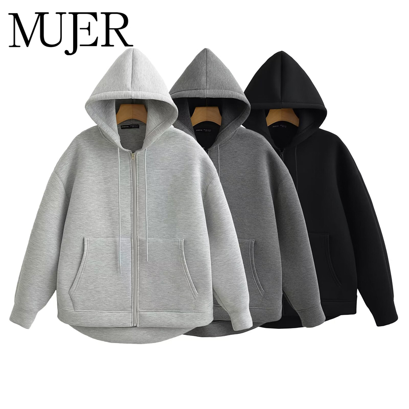 MUJER Felpe con zip da donna F - Women'S Fashion Zip Hoodie recensione e prezzo