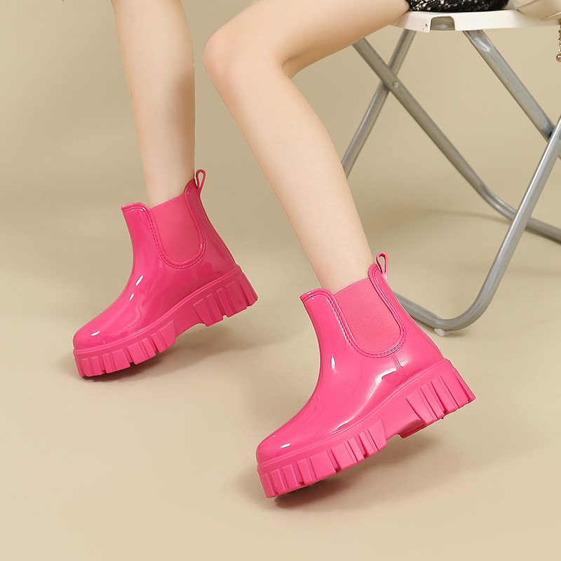 Stivali da pioggia con plateau - Women'S Fashion Rain Boots recensione e prezzo