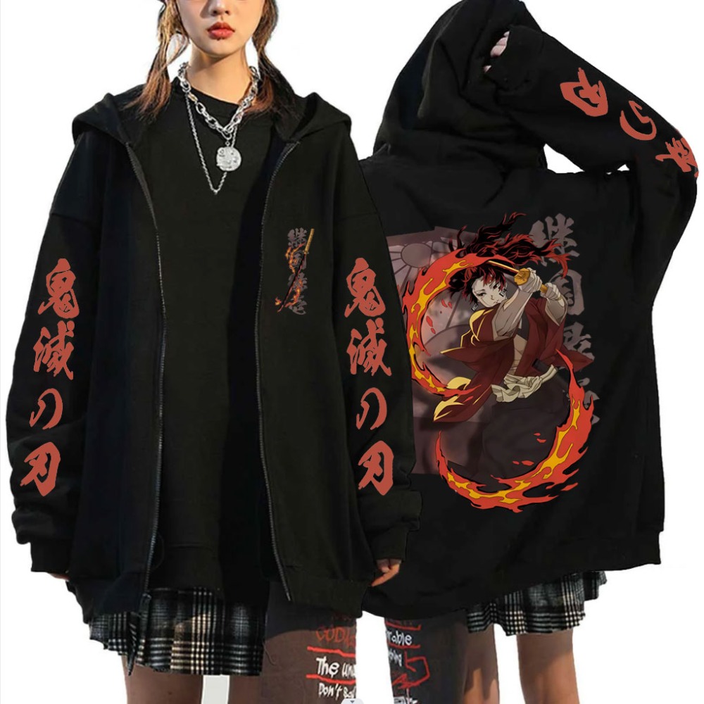 New Demon Slayer Tsugikuni Yor - Women'S Fashion Zip Hoodie recensione e prezzo