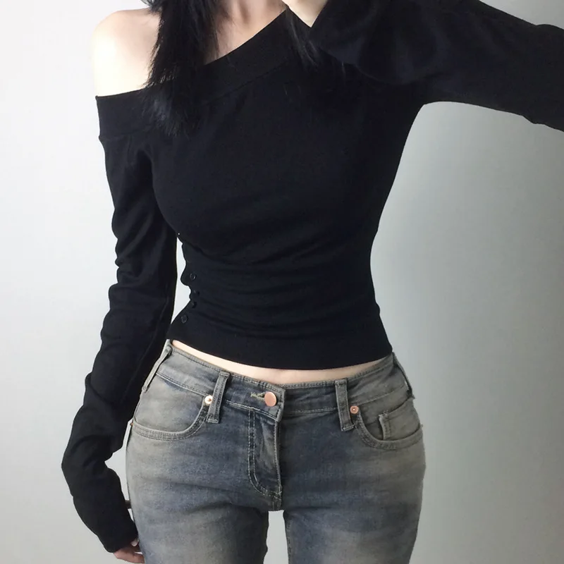 T-shirt vintage Y2K con botton - Women'S Fashion Tops recensione e prezzo