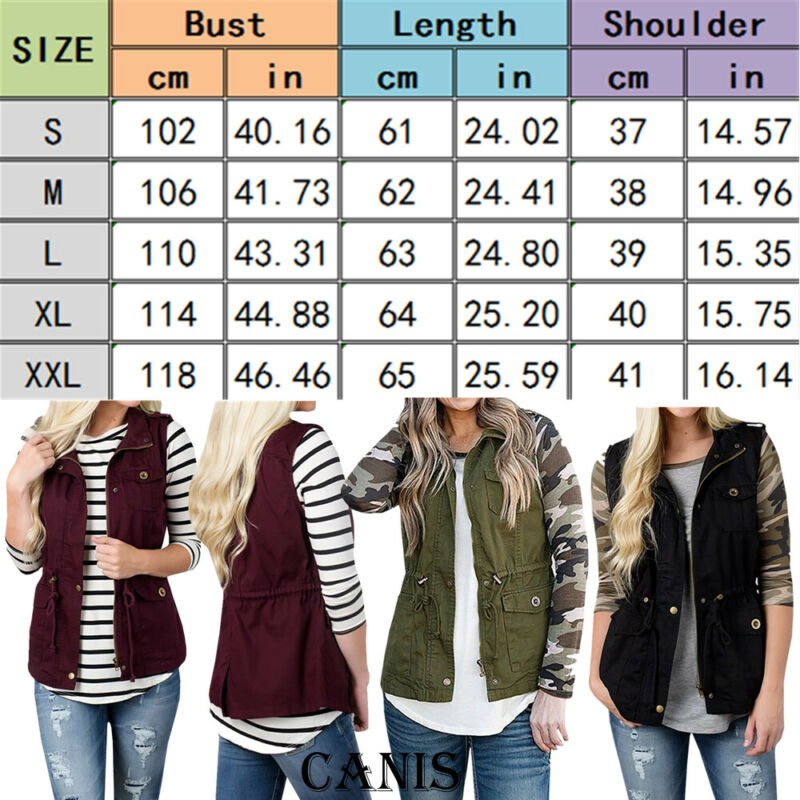 Moda donna gilet Olive Cargo U - Women'S Fashion Utility Vest recensione e prezzo