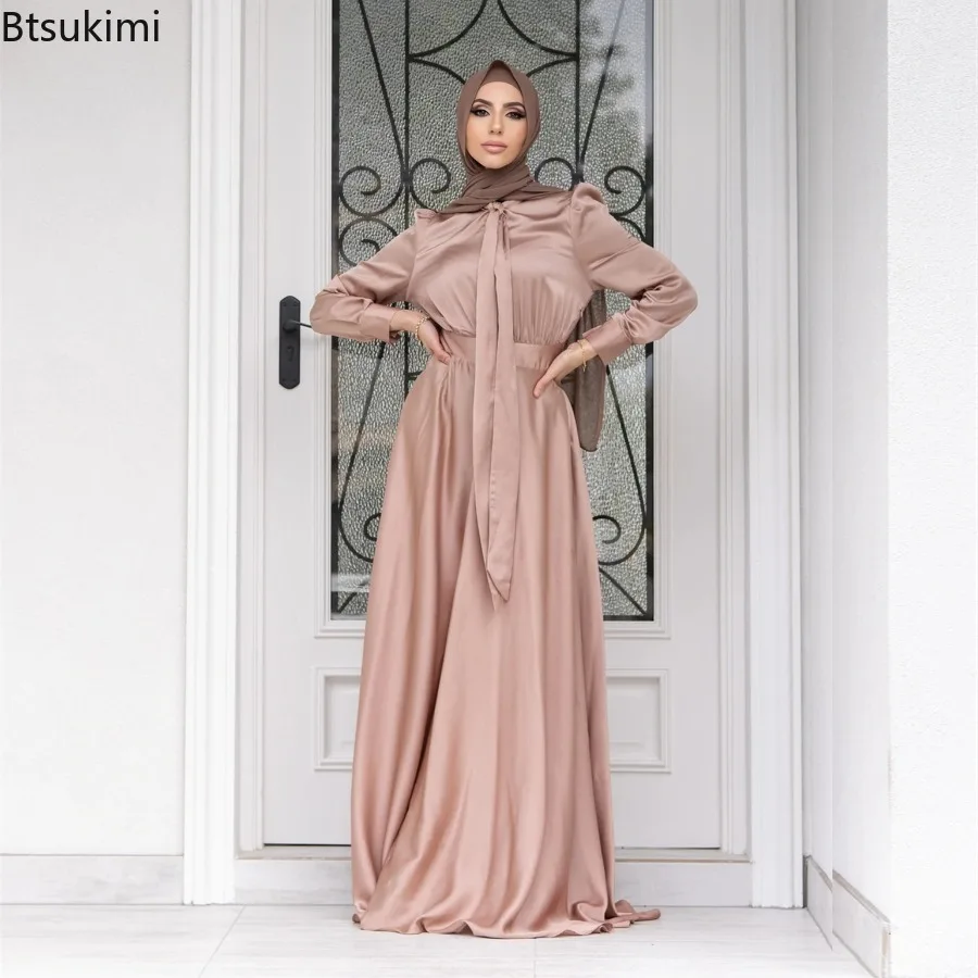 Elegante abito in raso per le  - Turkey Women Fashion recensione e prezzo